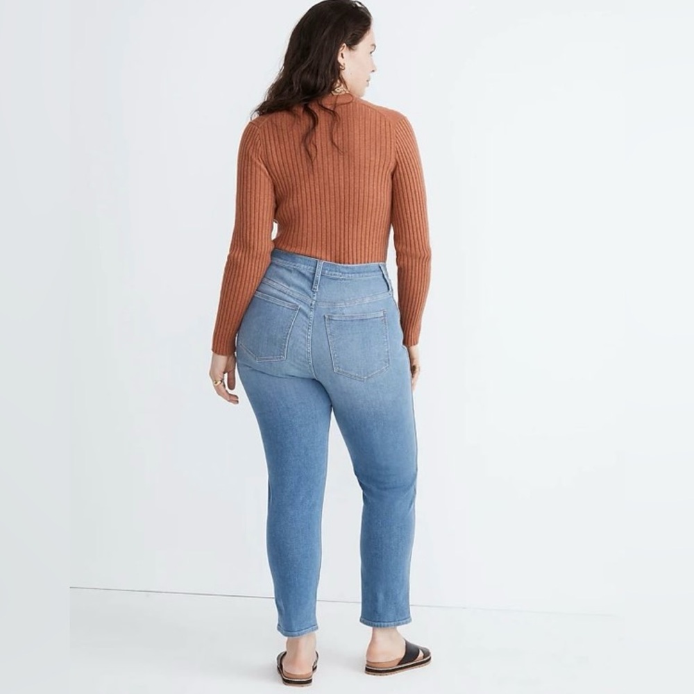 Madewell Rust Ribbed Cardigan - Picture 3 of 8